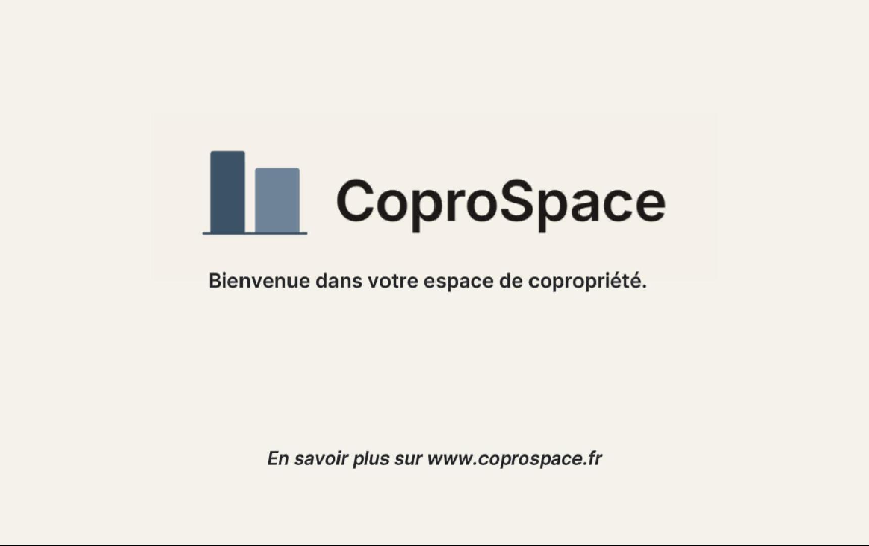 Aperçu vidéo CoproSpace : vue d'un conseiller syndical face à ses mails, devis et fichiers dispersés.